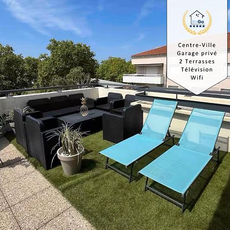Bngo I Immense Rooftop Lyon I 2 Chambres, 4 Places Parkings, 2 Immenses Terrasses, 8 Personnes ภายนอก รูปภาพ