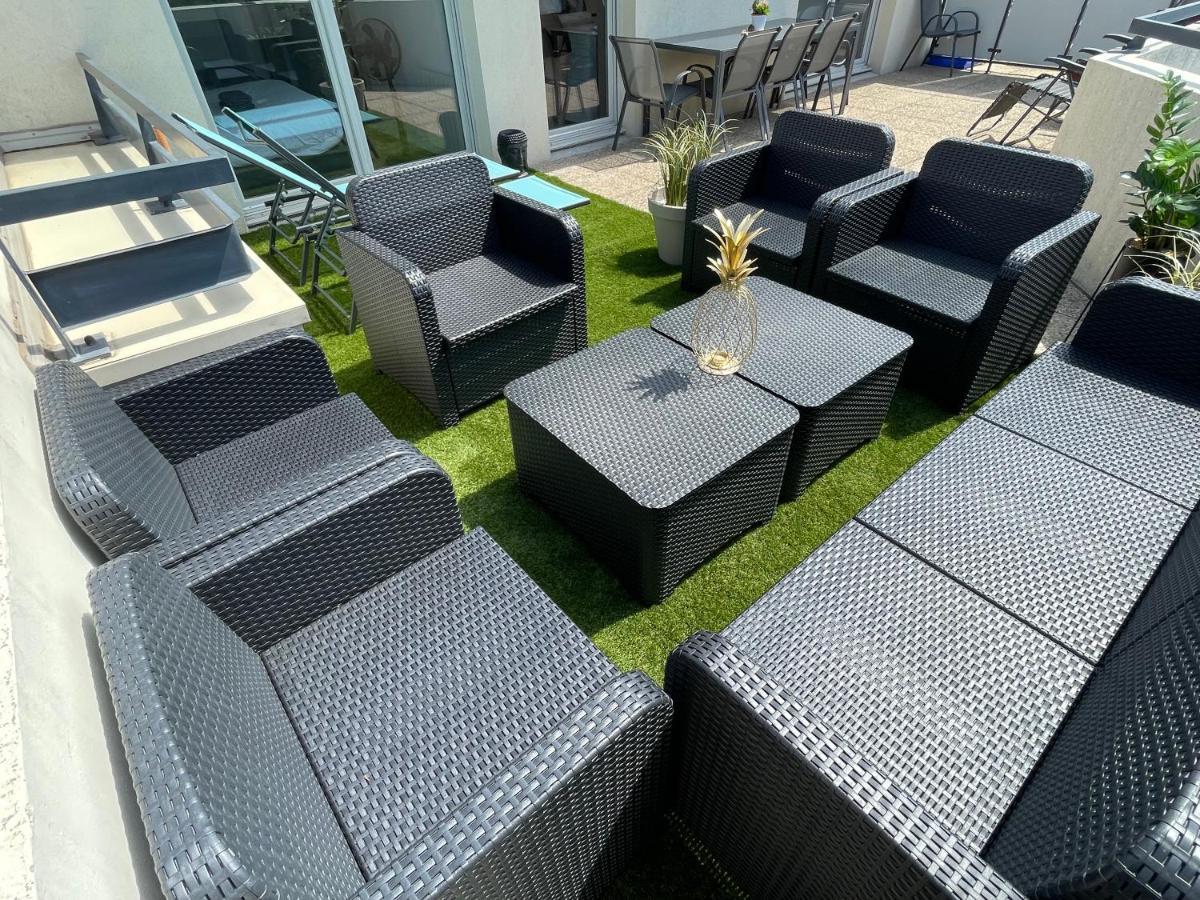 Bngo I Immense Rooftop Lyon I 2 Chambres, 4 Places Parkings, 2 Immenses Terrasses, 8 Personnes ภายนอก รูปภาพ